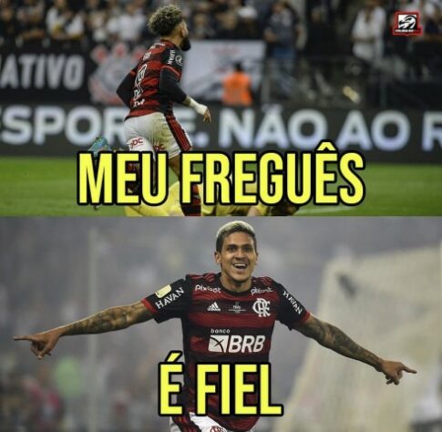 Zoeiras com Corinthians, Rodinei sendo herói e brincadeiras com Pedro: os memes do título da Copa do Brasil do Flamengo.