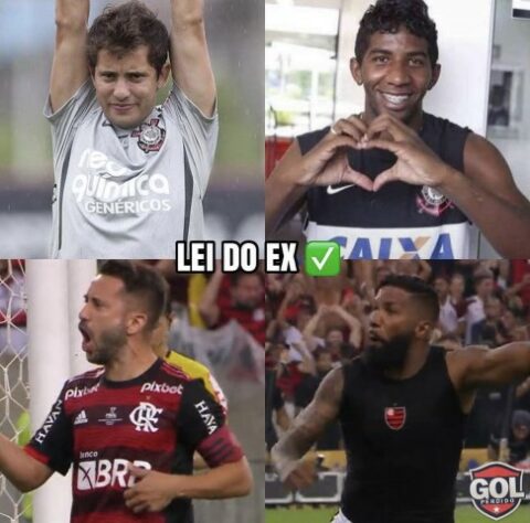 Zoeiras com Corinthians, Rodinei sendo herói e brincadeiras com Pedro: os memes do título da Copa do Brasil do Flamengo.