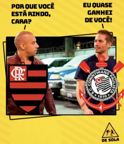 Zoeiras com Corinthians, Rodinei sendo herói e brincadeiras com Pedro: os memes do título da Copa do Brasil do Flamengo.