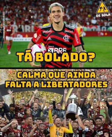 Zoeiras com Corinthians, Rodinei sendo herói e brincadeiras com Pedro: os memes do título da Copa do Brasil do Flamengo.