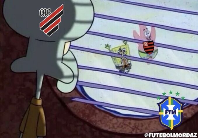 Rubro-negros enchem as redes sociais com memes após Flamengo vencer o Athletico Paranaense com gol de Gabigol e ser campeão da Libertadores da América.