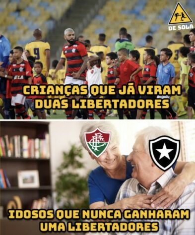 Rubro-negros enchem as redes sociais com memes após Flamengo vencer o Athletico Paranaense com gol de Gabigol e ser campeão da Libertadores da América.