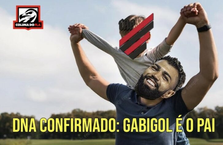 Rubro-negros enaltecem Gabigol após gol que deu o tri da Libertadores ao Flamengo.