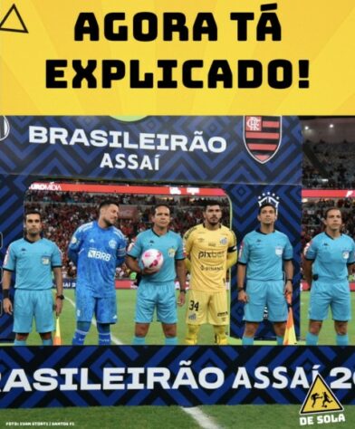 Arbitragem de Flamengo x Santos é alvo de memes nas redes sociais