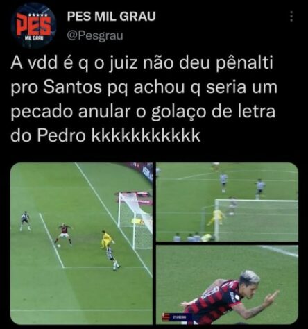 Arbitragem de Flamengo x Santos é alvo de memes nas redes sociais