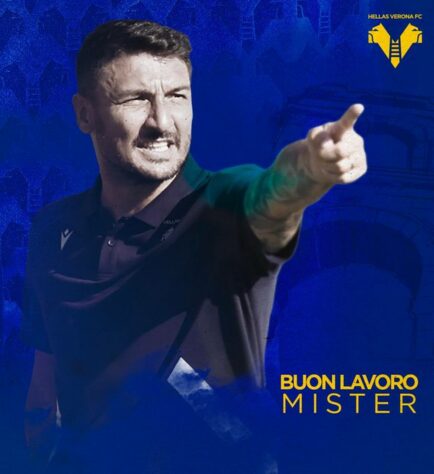 FECHADO - O Hellas Verona anunciou a chegada do técnico Salvatore Bocchetti. O treinador italiano chega com a missão de resgatar o clube, que está em 18º na Série A.