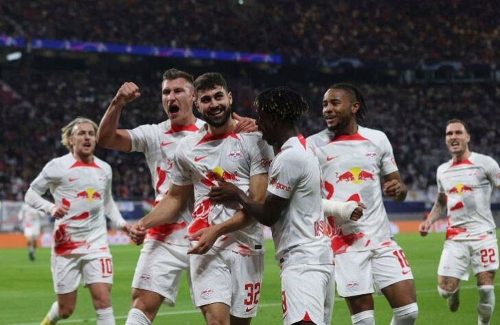 10º lugar: RB Leipzig (Alemanha) - Nível de liga nacional para ranking: 4 - Pontuação recebida: 239