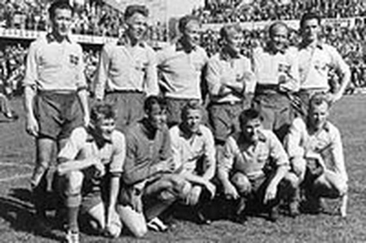 Suécia em 1958: Vice-campeã / A seleção sueca perdeu a decisão para o Brasil por 5 a 2.