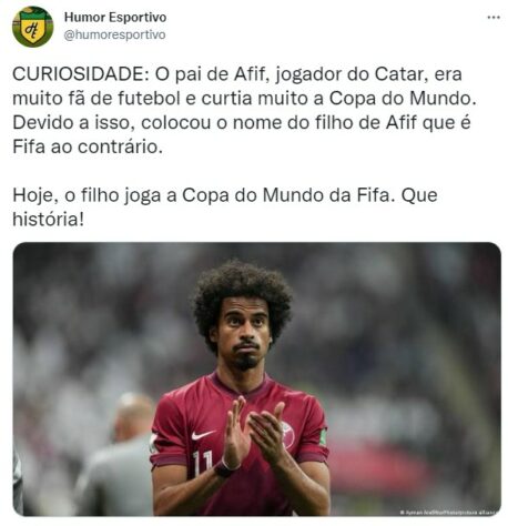 No jogo do Qatar contra Senegal, teve essa curiosidade contada por nós, do Humor Esportivo. É sério que alguém acreditou? hahahaha