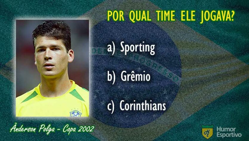 Qual clube Ânderson Polga defendia quando foi convocado para a Copa do Mundo 2002?