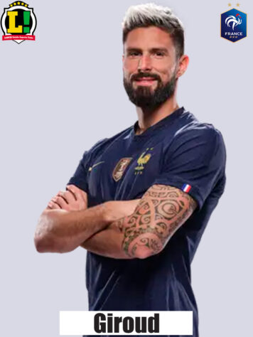 GIROUD -  6,5 - Foi bastante participativo e teve sucessivas chances. Porém, desperdiçou uma série de oportunidades e uma delas caprichosamente parou na trave.