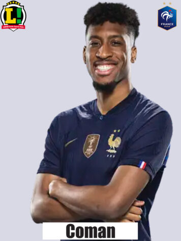 COMAN - 6,0 - Foi o único reserva acionado por Didier Deschamps. Diante da pressão da Inglaterra na etapa final, pouco pôde contribuir com a bola nos pés.