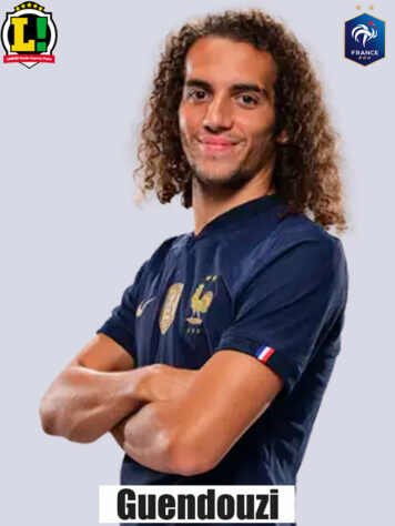 Mattéo Guendouzi - 5,0 - Jogando como ponta, Guendouzi não conseguiu criar nem levar perigo ao gol tunisiano. Saiu na etapa final.