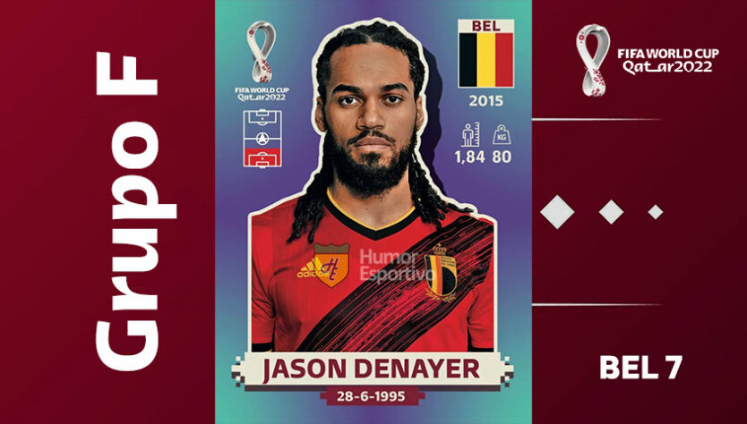 Grupo F - Seleção da Bélgica: Jason Denayer (BEL 7)