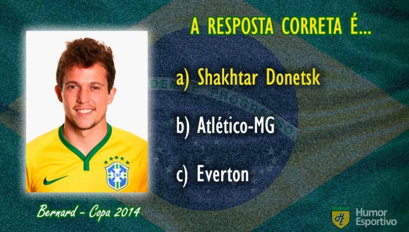 Bernard jogava pelo Shakhtar Donetsk.