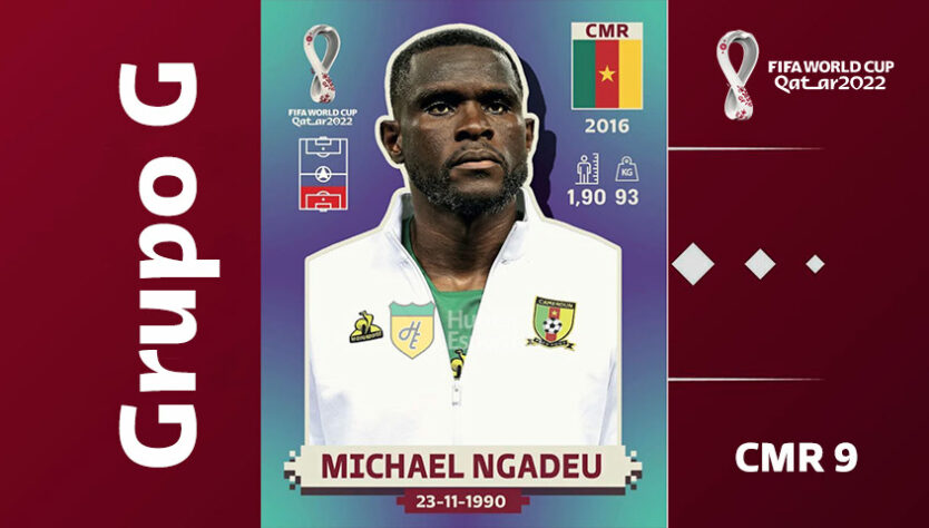 Grupo G - Seleção de Camarões: Michael Ngadeu (CMR 9)