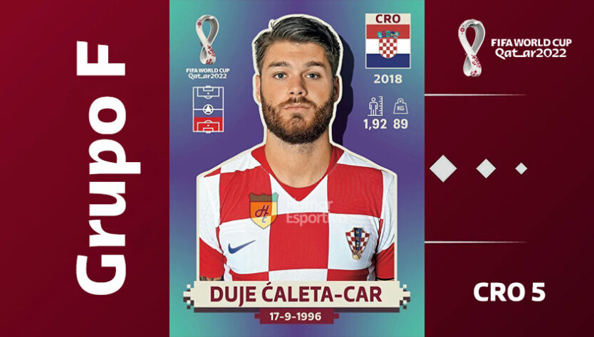 Grupo F - Seleção da Croácia: Duje Caleta-Car (CRO 5)