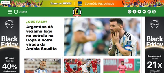 Bônus: No Brasil, o LANCE! registrou da seguinte forma a derrota histórica da Argentina.