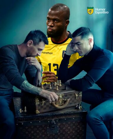 Memes da Copa do Mundo - Artilheiro do jogo com dois gols, Enner Valencia ganhou montagens.