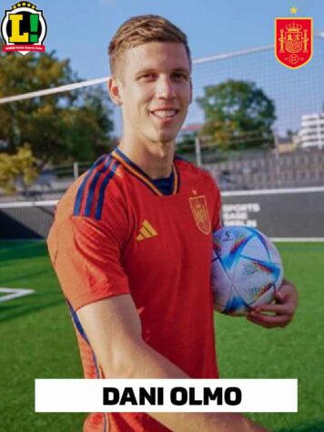 Dani Olmo: 6,5 - Conseguiu finalizações perigosas e deu trabalho nas arrancadas. Vacilou ao não soltar a bola em determinados momentos.