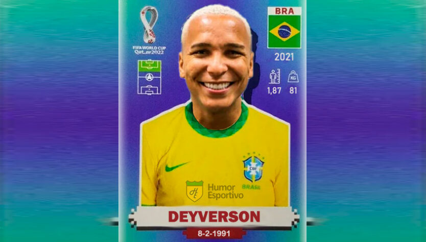 Tem muito torcedor do Palmeiras que faria de tudo para ter essa figurinha do Deyverson... e pelo valor de uma Legend Gold.