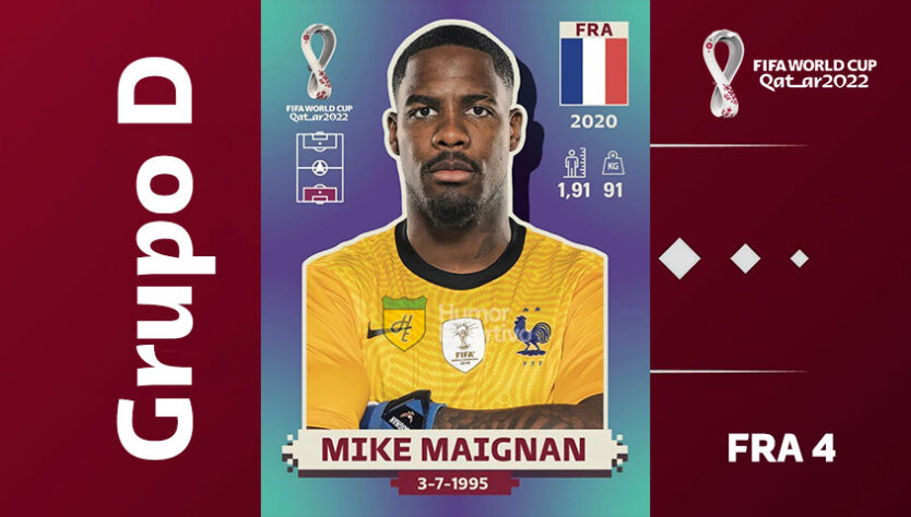 Grupo D - Seleção da França: Mike Maignan (FRA 4)