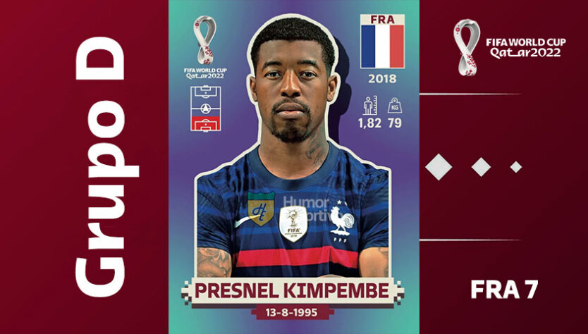 Grupo D - Seleção da França: Presnel Kimpembe (FRA 7)