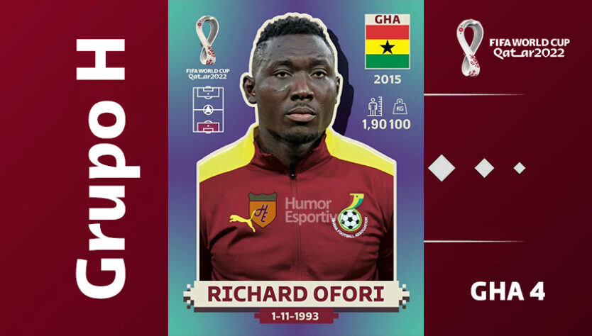 Grupo H - Seleção de Gana: Richard Ofori (GHA 4)