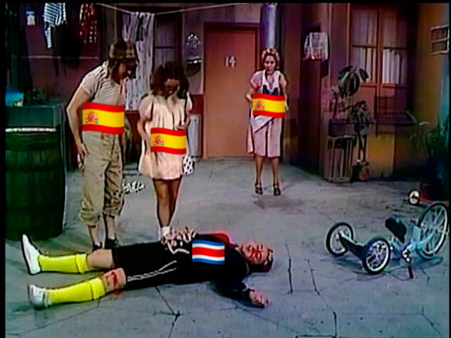 Copa do Mundo: os melhores memes de Espanha 7 x 0 Costa Rica