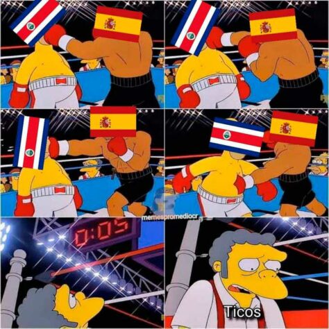 Copa do Mundo: os melhores memes de Espanha 7 x 0 Costa Rica