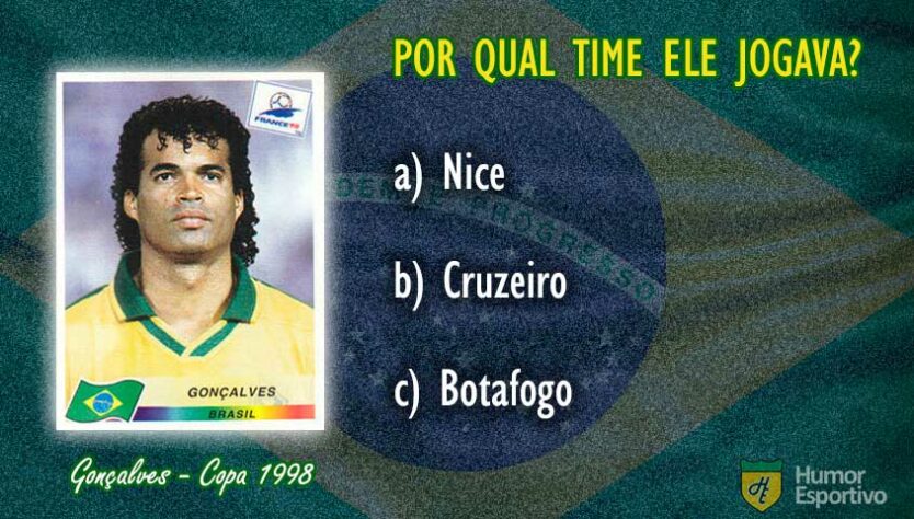 Qual clube Gonçalves defendia quando foi convocado para a Copa do Mundo 94?