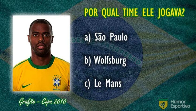 Qual clube Grafite defendia quando foi convocado para a Copa do Mundo 2010?