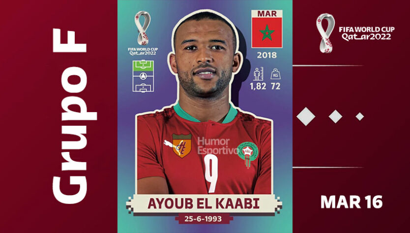 Grupo F - Seleção do Marrocos: Ayoub El Kaabi (MAR 16)