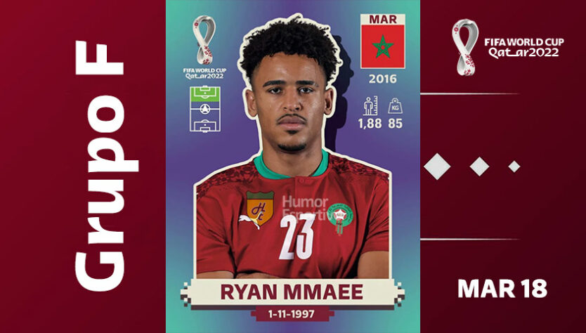 Grupo F - Seleção do Marrocos: Ryan Mmaee (MAR 18)