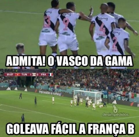 Os melhores memes de Tunísia 1 x 0 França pela última rodada rodada do Grupo D da Copa do Mundo.