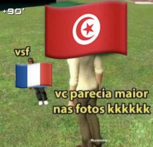 Os melhores memes de Tunísia 1 x 0 França pela última rodada rodada do Grupo D da Copa do Mundo.