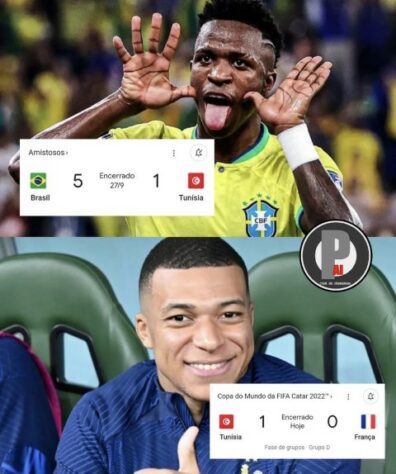 Os melhores memes de Tunísia 1 x 0 França pela última rodada rodada do Grupo D da Copa do Mundo.