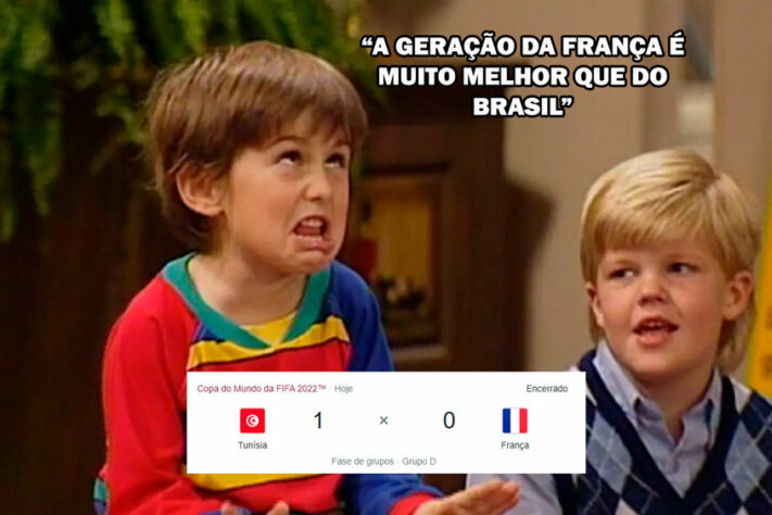 Os melhores memes de Tunísia 1 x 0 França pela última rodada rodada do Grupo D da Copa do Mundo.