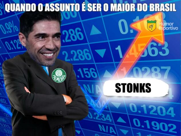 Fim da música e plaquinha do BBB: veja os memes do título do Palmeiras