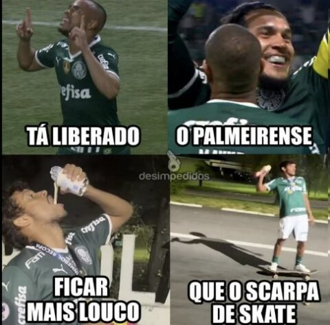 Maior do Brasil? Torcedores do Palmeiras tiram onda em memes após confirmação do 11º título do Brasileirão.