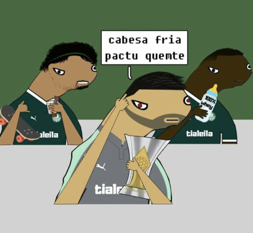 Maior do Brasil? Torcedores do Palmeiras tiram onda em memes após confirmação do 11º título do Brasileirão.