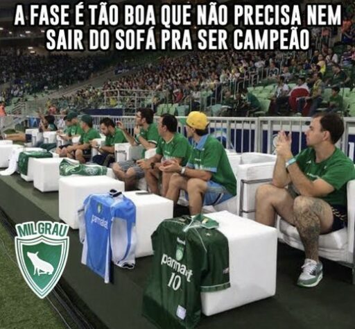 Maior do Brasil? Torcedores do Palmeiras tiram onda em memes após confirmação do 11º título do Brasileirão.