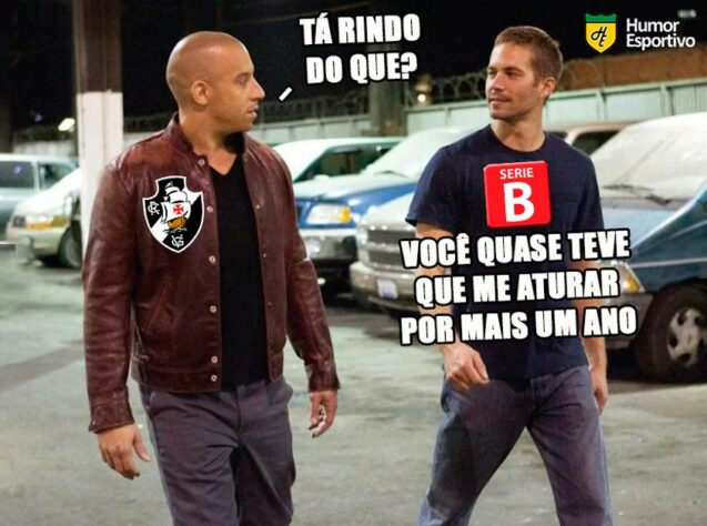 O Gigante voltou! Retorno do Vasco à Série A do Brasileirão rende memes nas redes sociais.