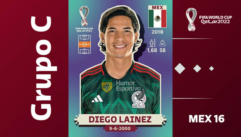 Grupo C - Seleção do México: Diego Lainez (MEX 16)