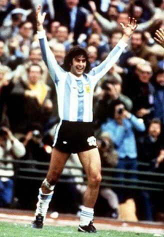 Copa do Mundo de 1978 - Craque da competição: Mario Kempes - Nacionalidade: argentino