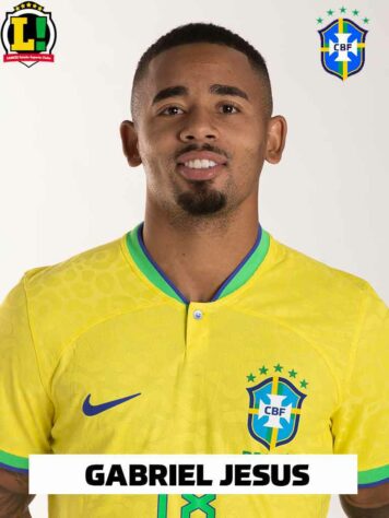 GABRIEL JESUS - 6,0 - Deu mais movimentação, abrindo espaço dentro da área da Suíça.