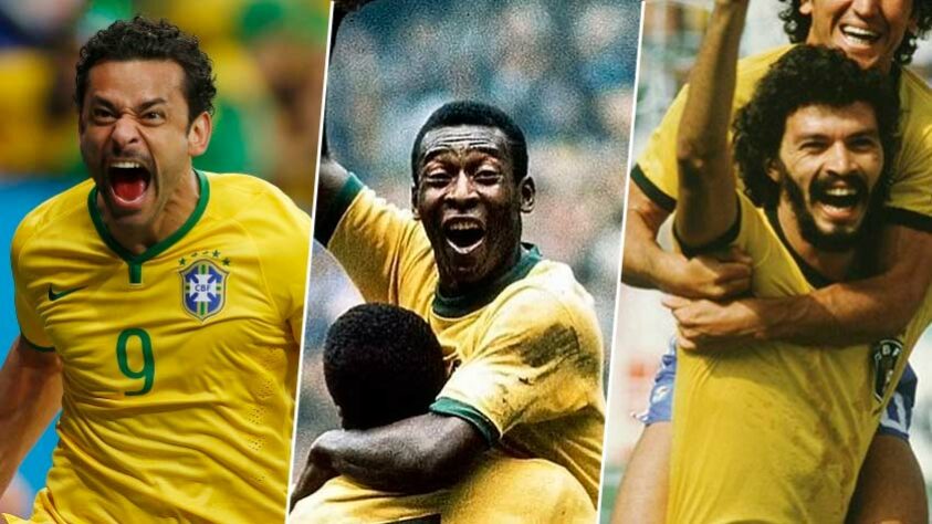 A história da Seleção Brasileira está fortemente ligada aos clubes do país. Você sabe a última vez que um jogador que era do seu time do coração marcou um gol pelo Brasil em Copas do Mundo? Confira este levantamento elaborado pelo LANCE!. Gols marcados em disputas por pênaltis não entram na lista.