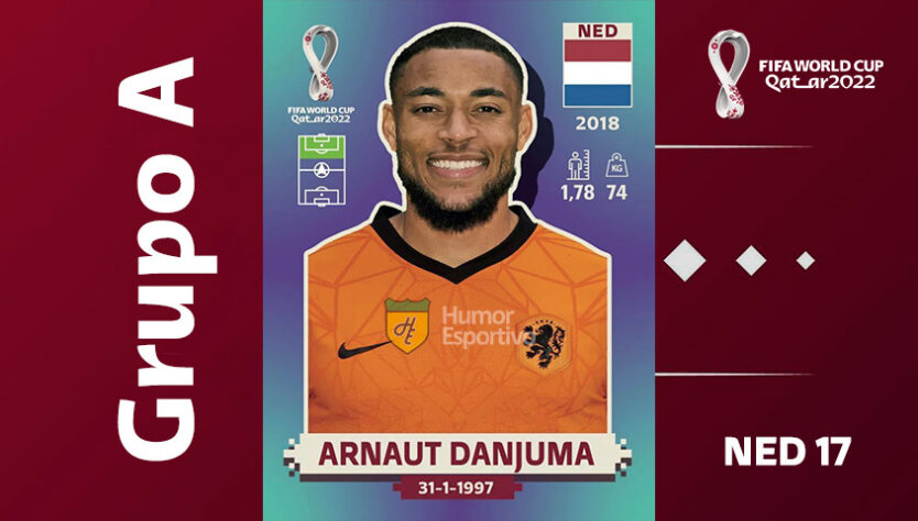 Grupo A - Seleção da Holanda: Arnaut Danjuma (NED 17)