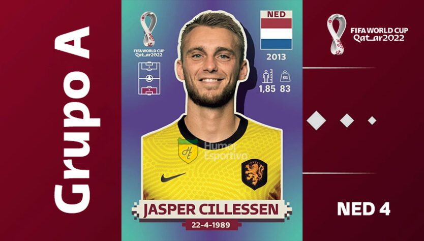 Grupo A - Seleção da Holanda: Jasper Cillessen (NED 4)