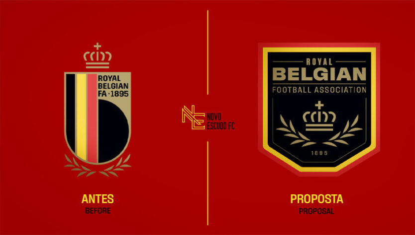 Nas três imagens iniciais dessa galeria, pudemos conferir os "novos escudos" propostos para as seleções da Argentina, Alemanha e, agora, da Bélgica. Vamos conferir os demais resultados já publicados pelo designer!